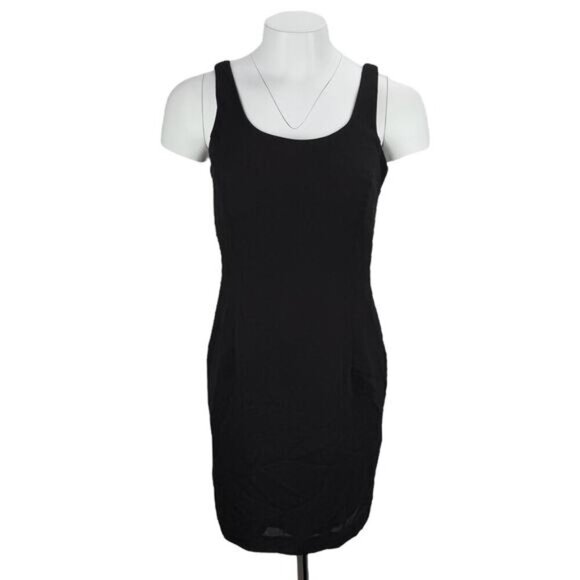JOSEPH RIBKOFF Black Sheath Dress 6 Petite - Picture 2 of 6